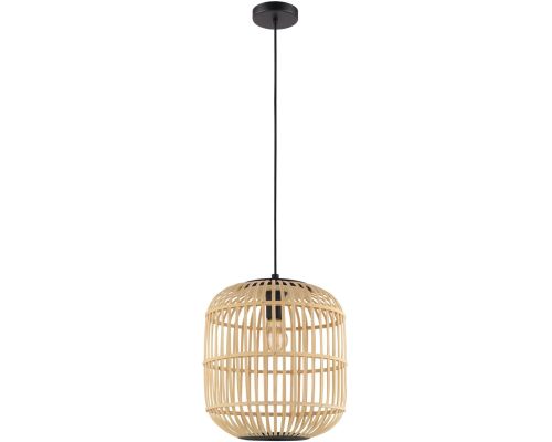 Eglo Bordesley Ø35 bambus pendel billede 1