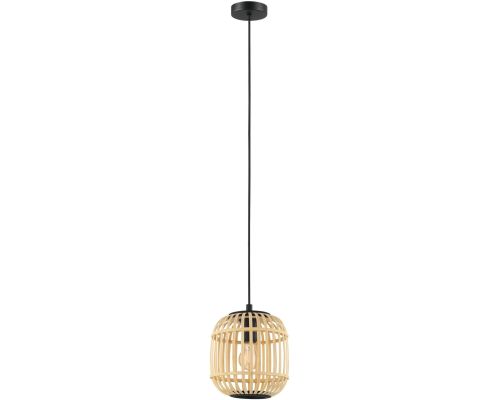 Eglo Bordesley Ø21 bambus pendel billede 1
