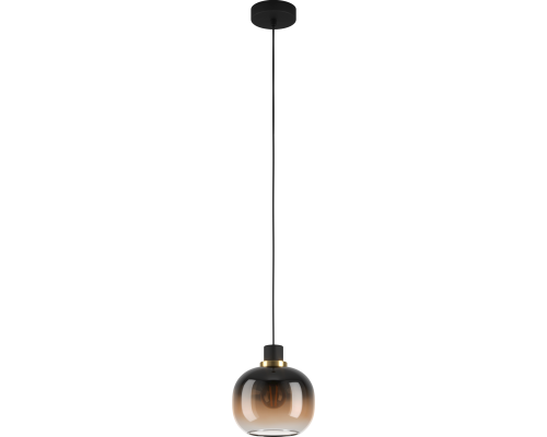 Eglo Oilella Ø19 amber/klar pendel billede 1