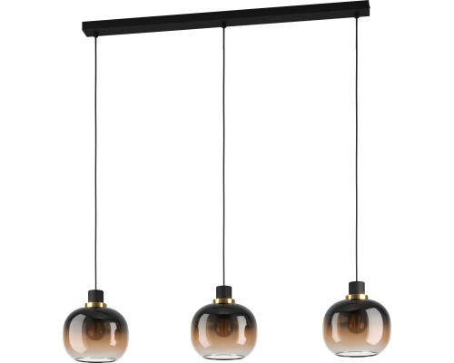 Eglo Oilella L95 amber/klar langbordspendel billede 1
