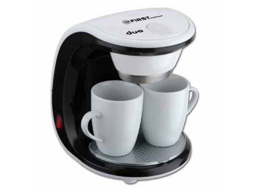 First Austria FA-5453-2, Dråbe kaffemaskine, 450 W, Sort, Hvid billede 1