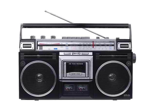 PCR1980 BT 4-Band-Radio, Kassette, AUX-In, USB, Bluetooth,