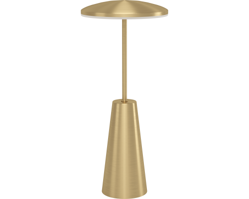 Eglo Piccola brushed brass portable bordlampe billede 1