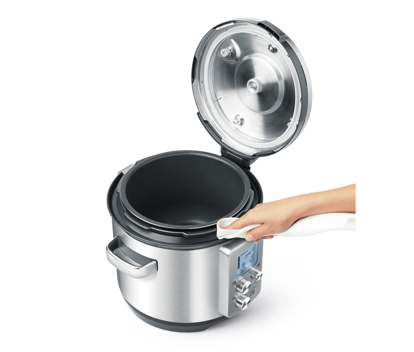 Sage SPR 700 BSS Pressure Cooker Deep fryer - Brushed Steel billede 4