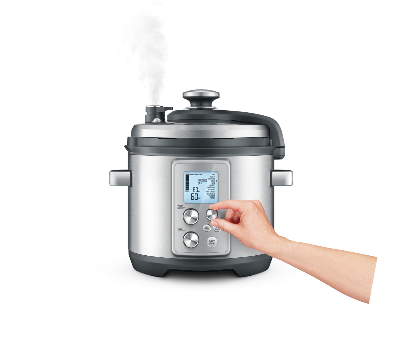 Sage SPR 700 BSS Pressure Cooker Deep fryer - Brushed Steel billede 3