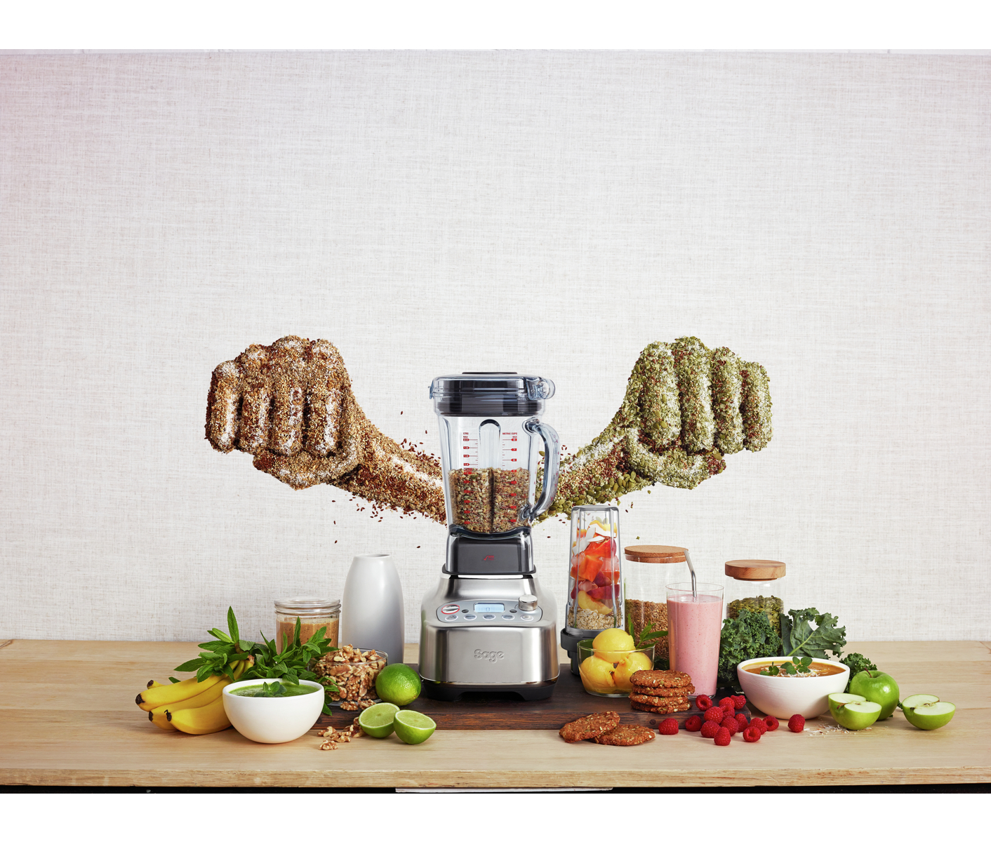 Sage The Super Q Steel Blender billede 8