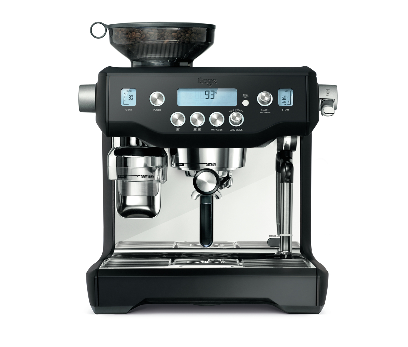 Sage Espresso Machine Black Tr Uffle Espressomaskine