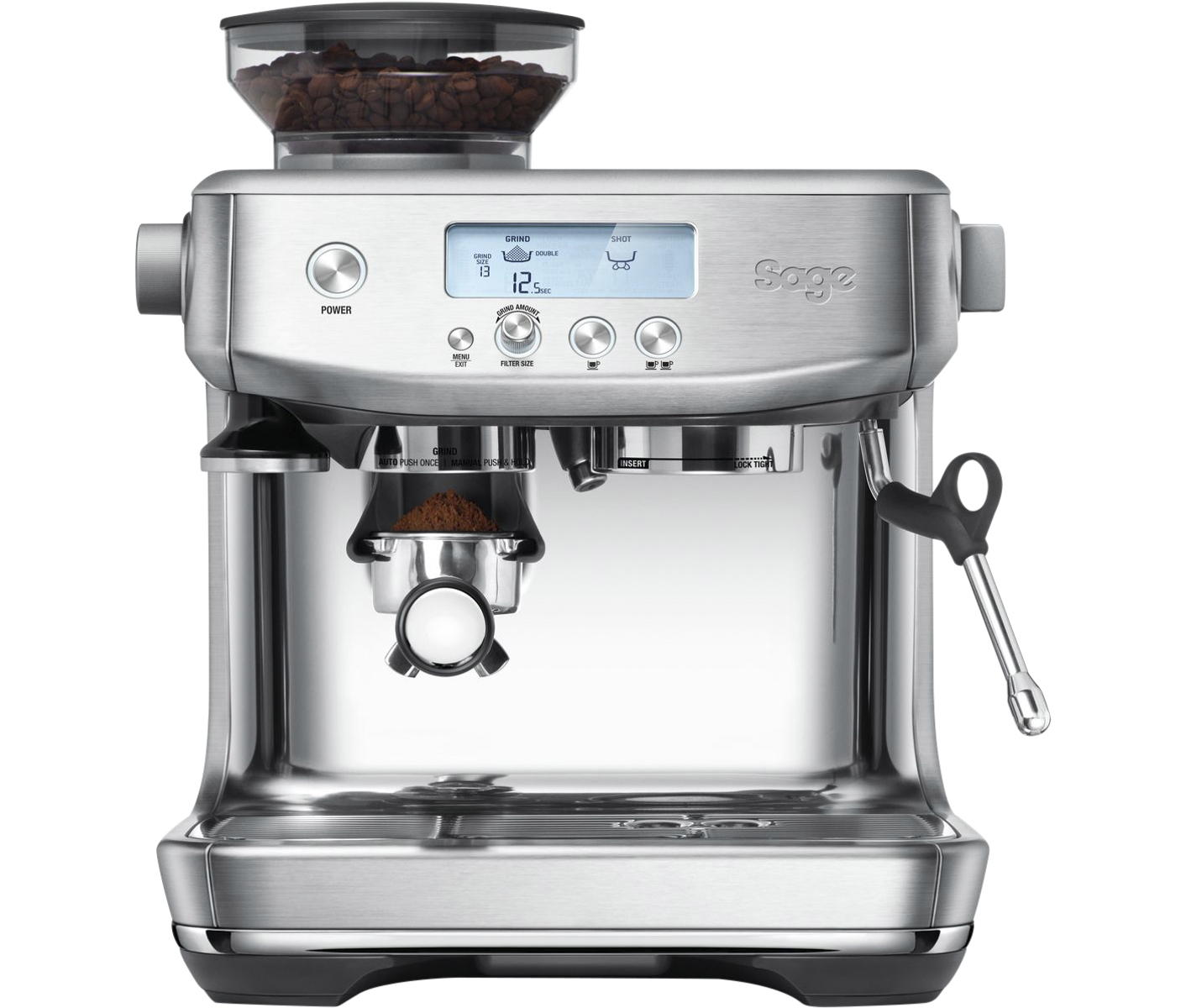 Sage The Barista Pro Steel Espressomaskine