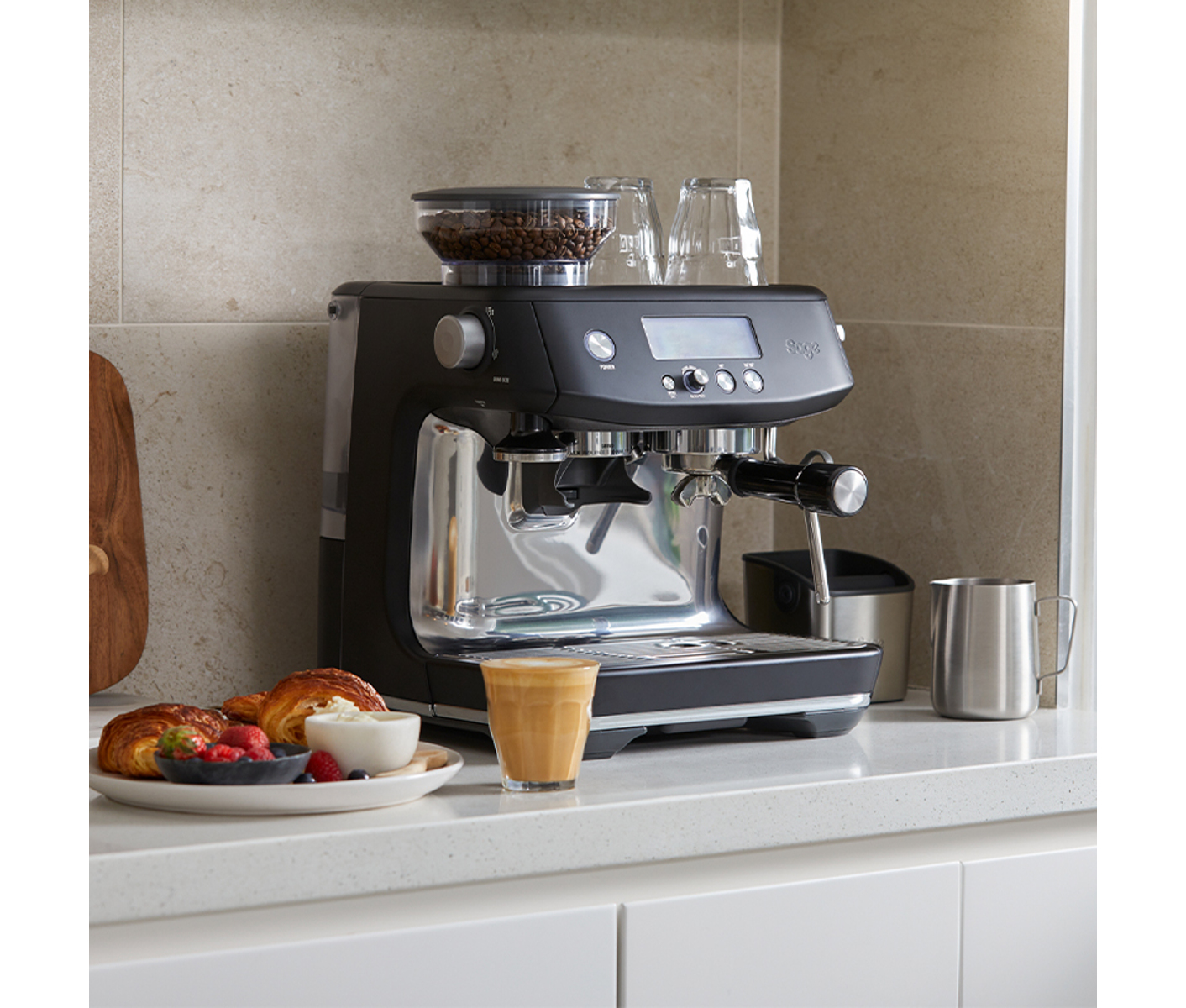 Sage The Barista Pro Black  Espressomaskine billede 2