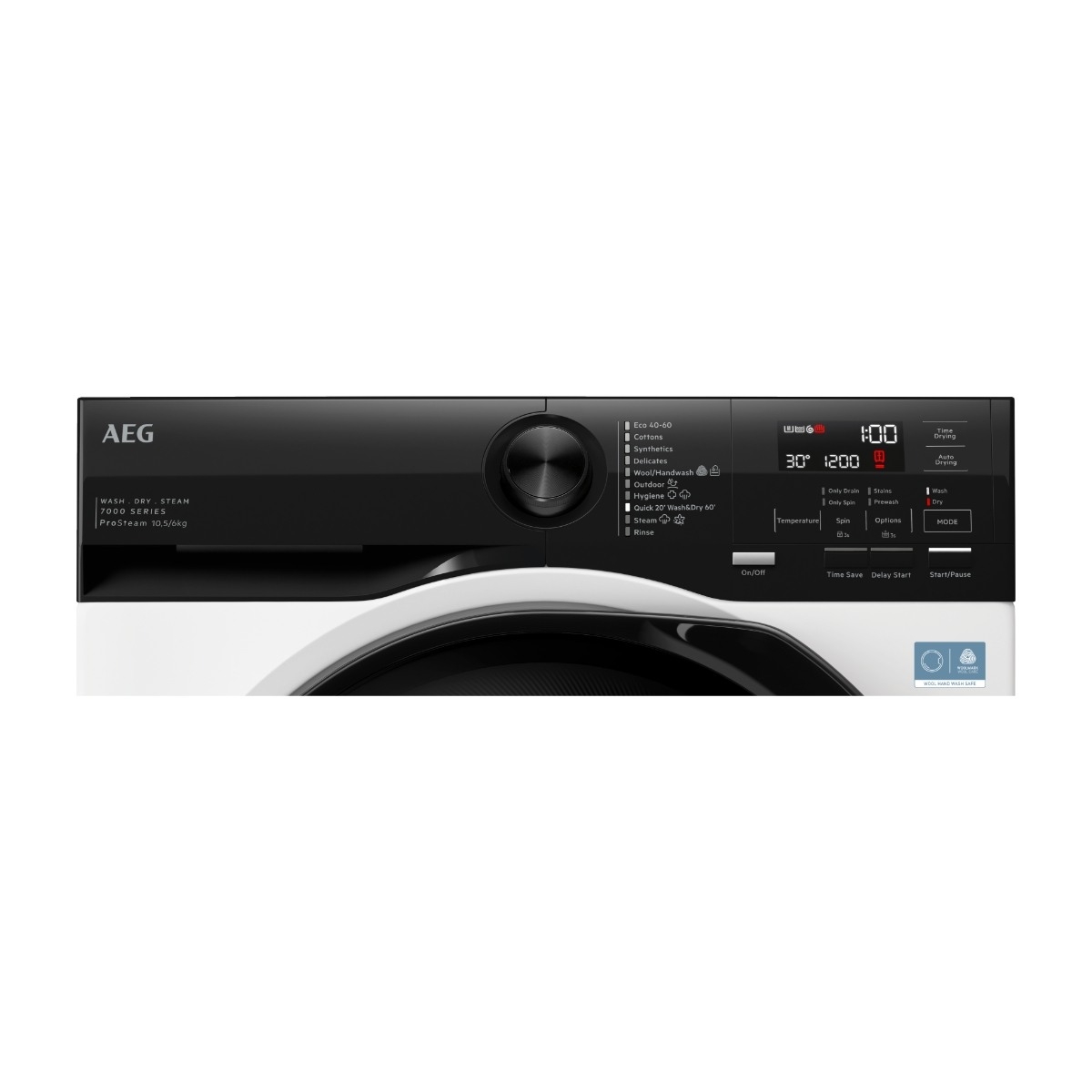 AEG 7000-serien LWT799PX6P vaske-/tørremaskine billede 2