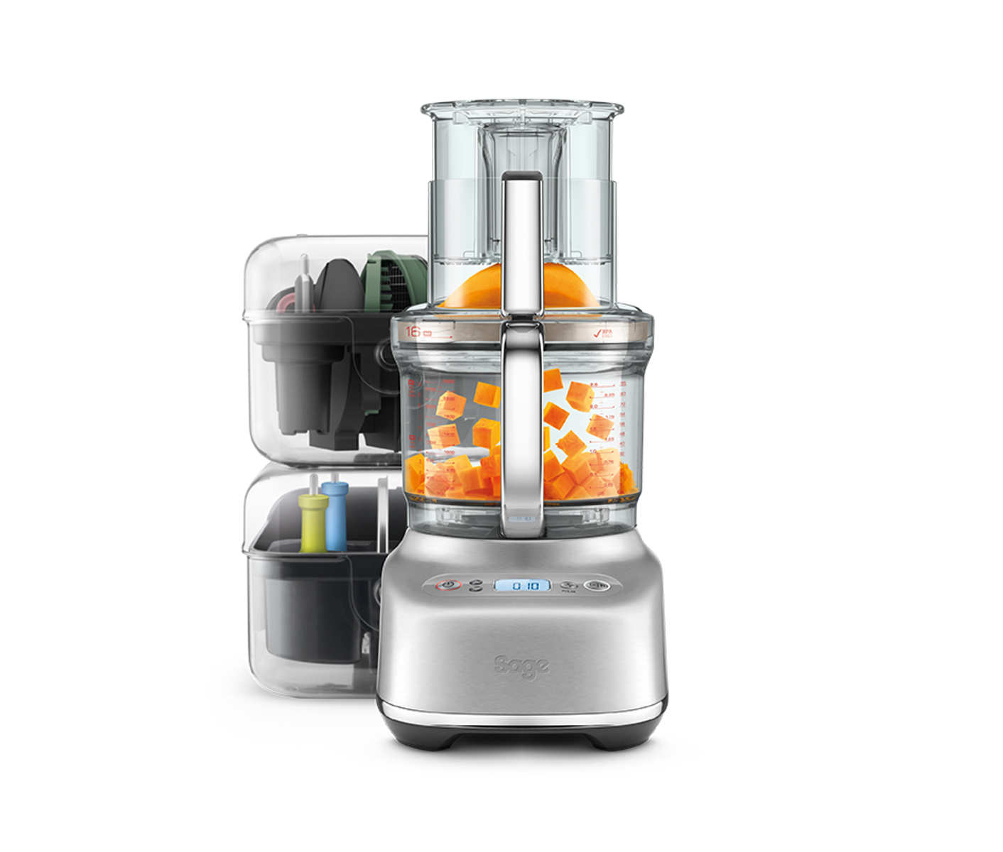 Sage Food Processor Brushed Stainless Steel Foodprocessor