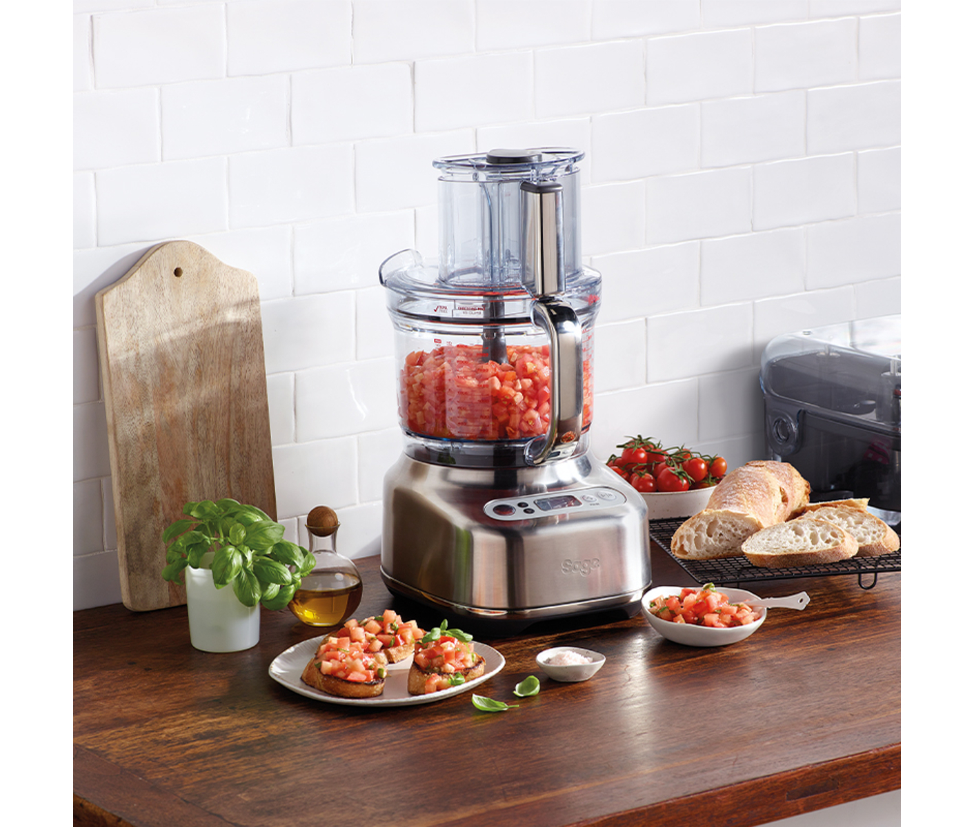 Sage Food Processor Brushed Stainless Steel Foodprocessor billede 2