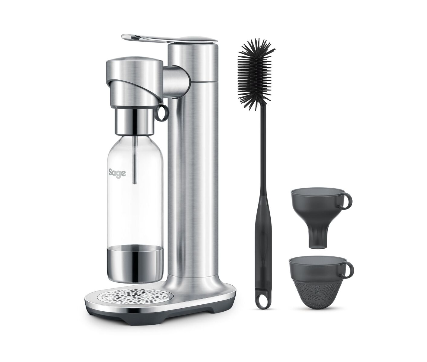 Sage Soda Maker Brushed Stainless Steel Sodavandsmaskine billede 1