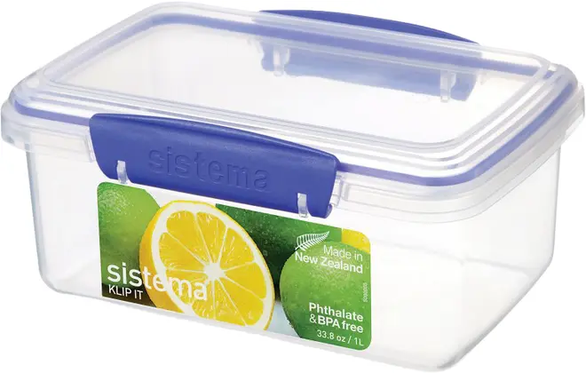 Sistema Klip IT rektangulær opbevaringsboks - 1 liter
