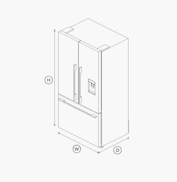 Fisher & Paykel RF540ADUSX5 Amerikanerskab billede 7