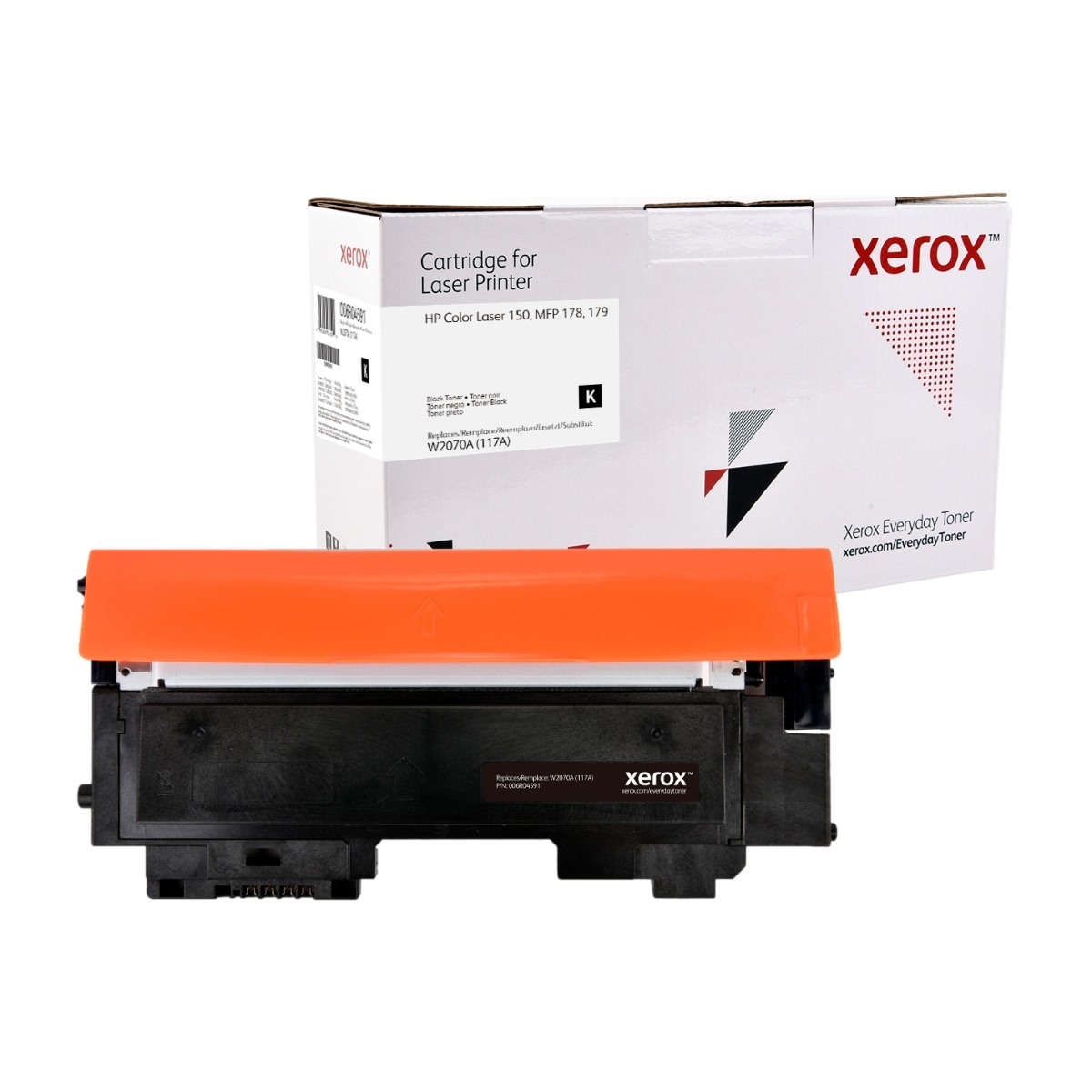 Xerox sort tonerpatron Hp W2070A (117a) billede 1