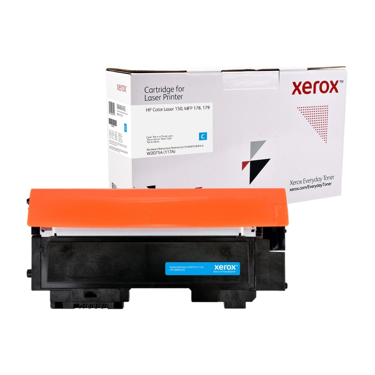 Xerox cyan tonerpatron Hp W2071A (117a) billede 1