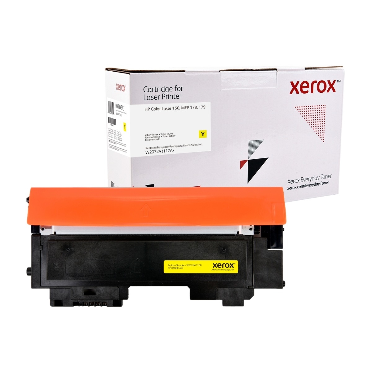 Xerox gul tonerpatron Hp W2072A (117a) billede 1