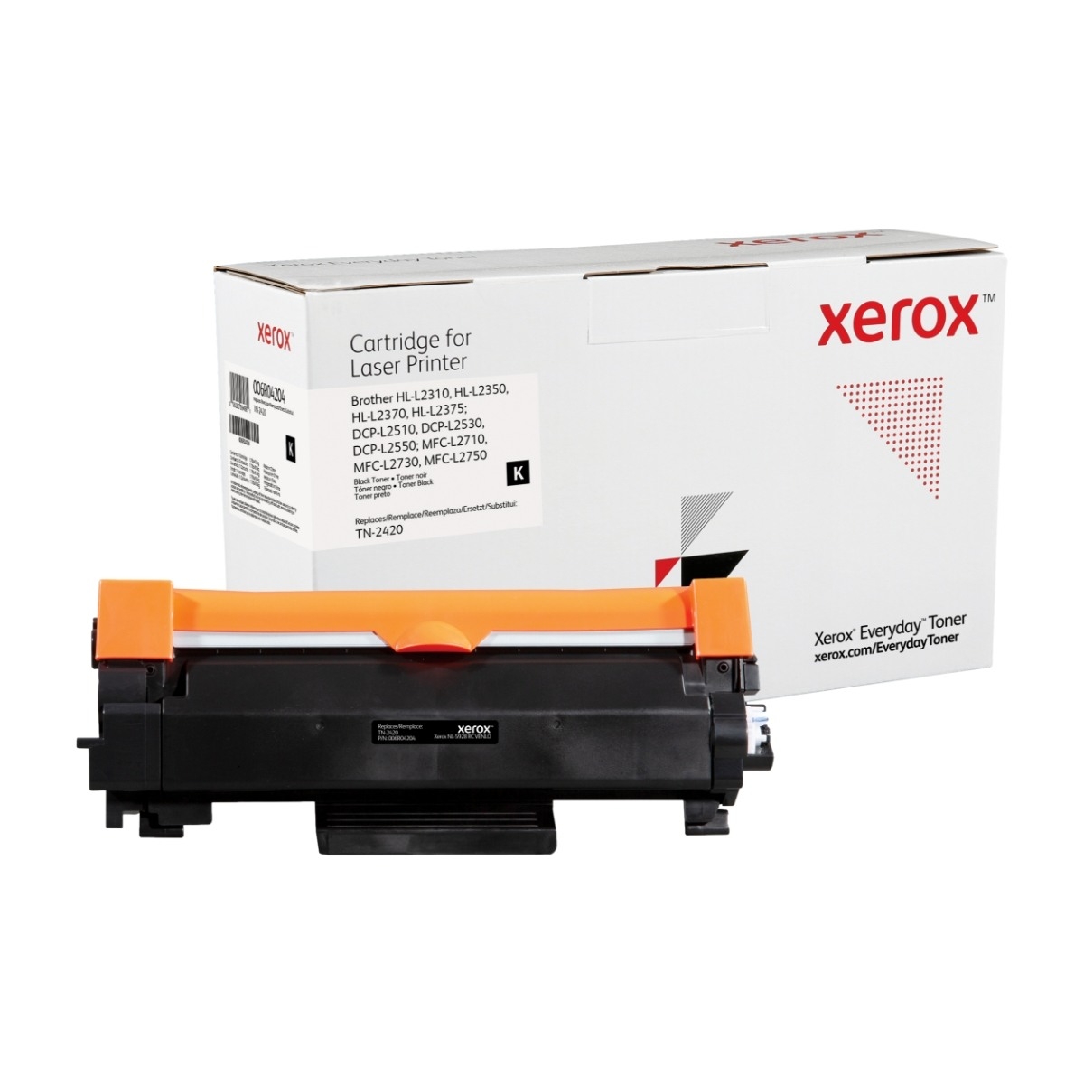 Xerox sort tonerpatron Brother TN-2420 billede 1