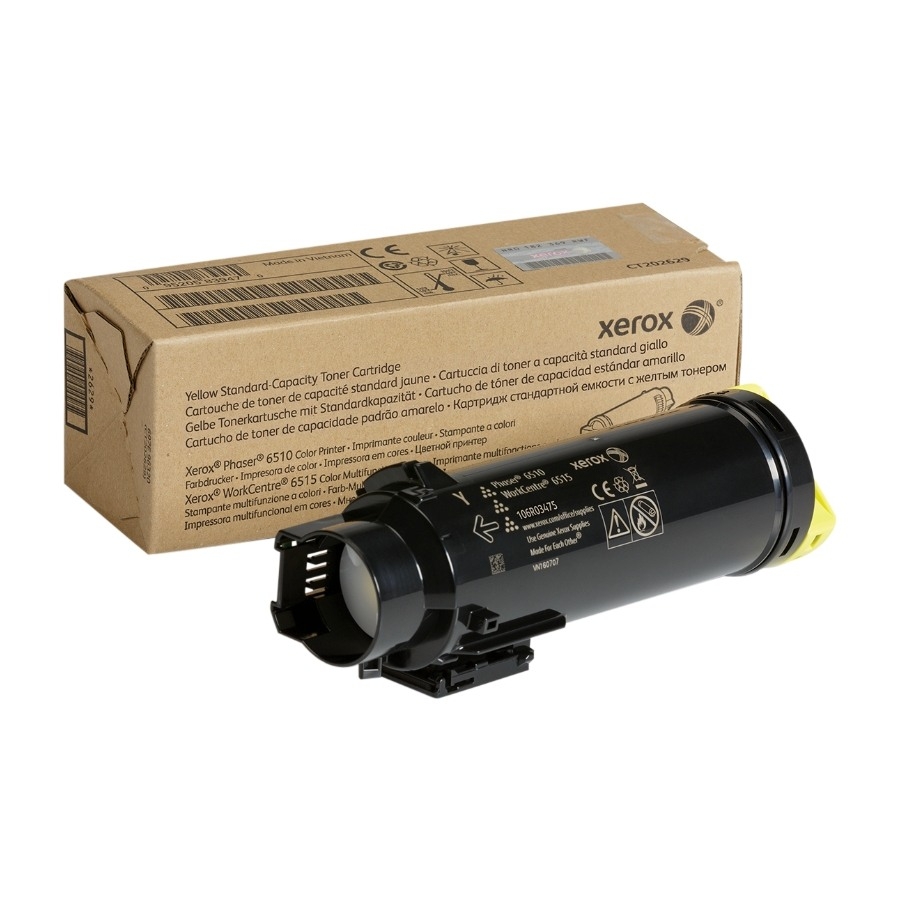 Xerox Phaser 6510 / Workcentre 6515, gul tonerpatron M/Standardkapacitet (1000 sider) billede 1